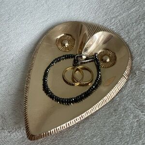 Rare Jonathan Adler Brass Owl Trinket Jewelry Dish